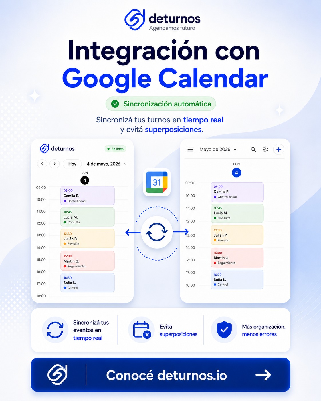Integración con Google Calendar